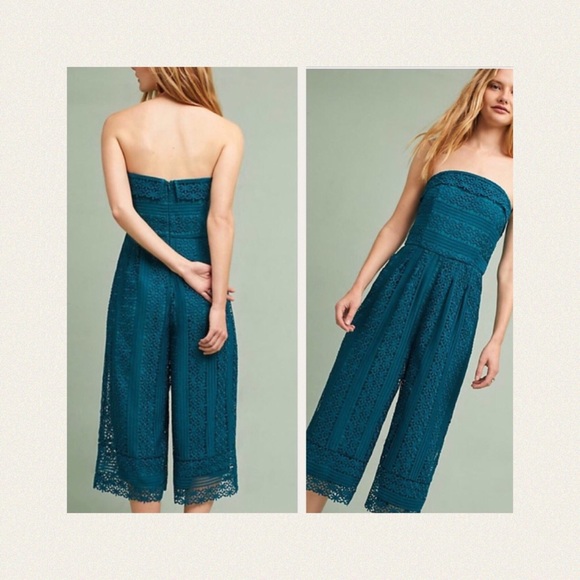 Anthropologie Other - Anthropologie Stowe lace jumpsuit